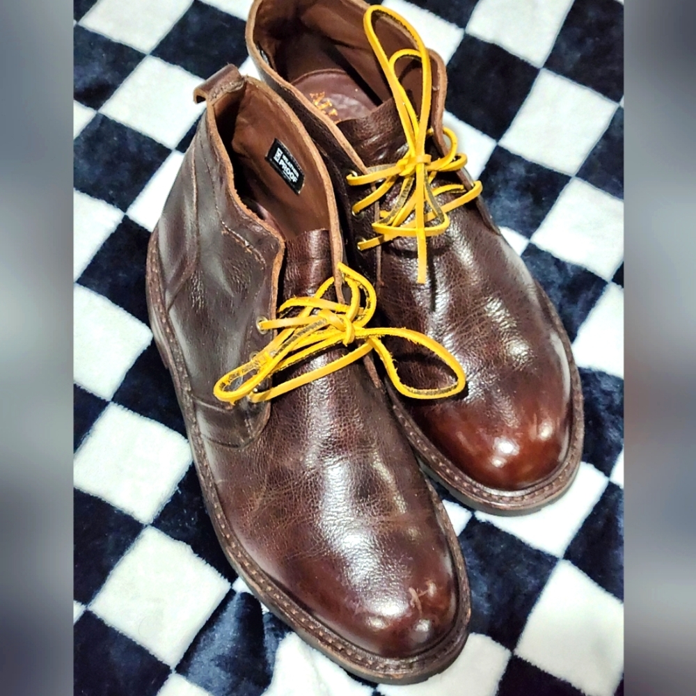 Allen Edmonds Alpine Boot Vibram Arctic Grip Sole US Men's Sz 7.5D